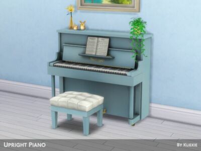 Upright Piano by Kliekie Sims 4 CC