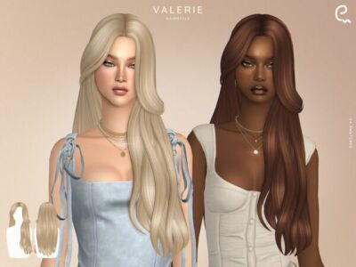 Valerie Hairstyle by Enriques4 Sims 4 CC