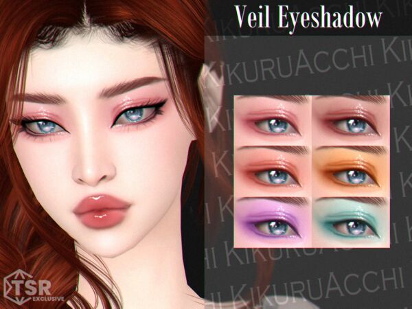 Veil Eyeshadow by Kikuruacchi Sims 4 CC