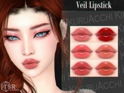 Veil Lipstick by Kikuruacchi Sims 4 CC