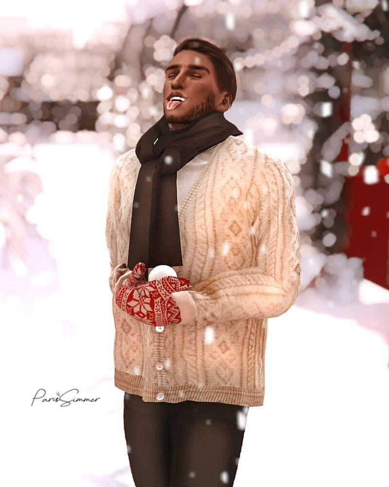 sims 4 cc waiting for christmas by parissimmer 8