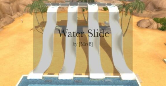 Exciting Water Slide CC for Your Game! Sims 4 CC