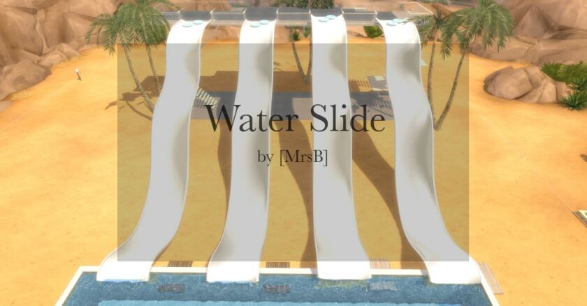 Exciting Water Slide CC for Your Game! Sims 4 CC