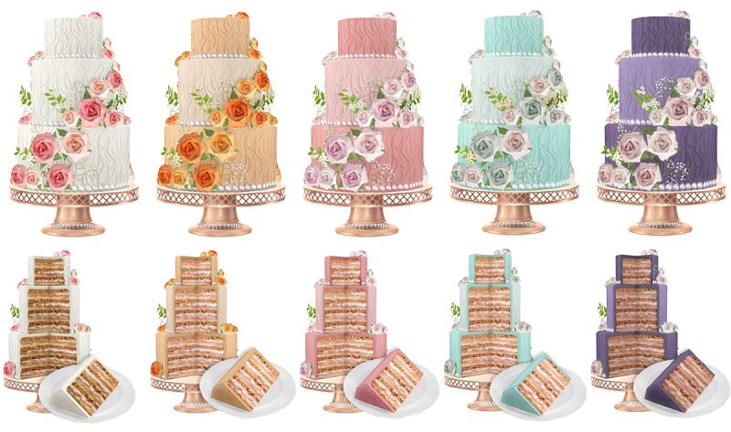 sims 4 cc wedding cakes with roses by somik severinka 2