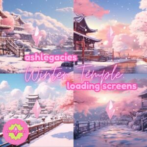 Winter Temple Loading Screens Sims 4 CC