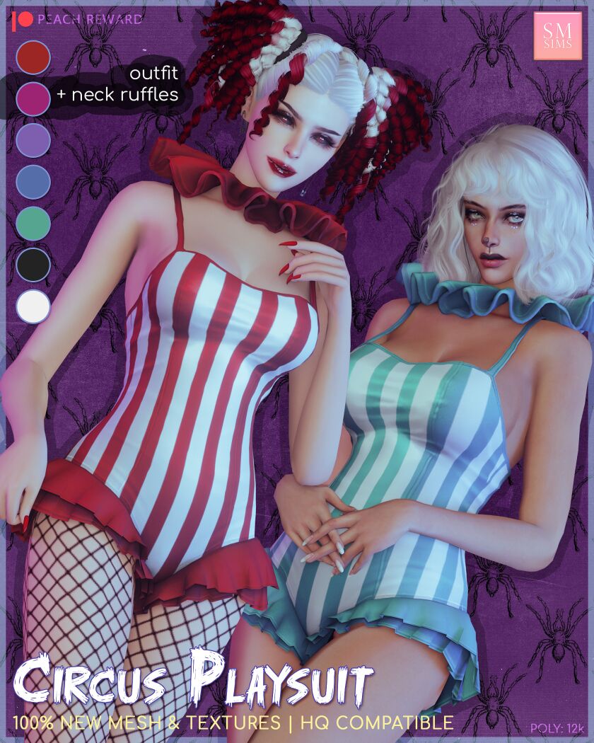 Clowning Around Outfit Sims 4 CC