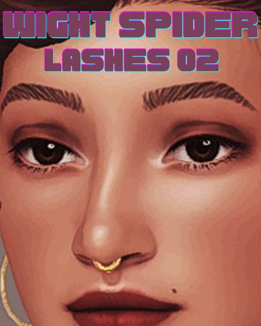 Diverse Lashes for All Ages in Vibrant Colors Sims 4 CC