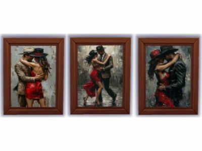 Tango Dance Canvas Wall Art Sims 4 CC