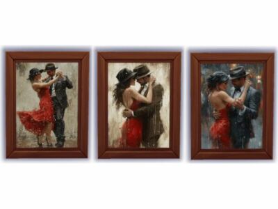 3PCS Couple Dancing Prints Sims 4 CC