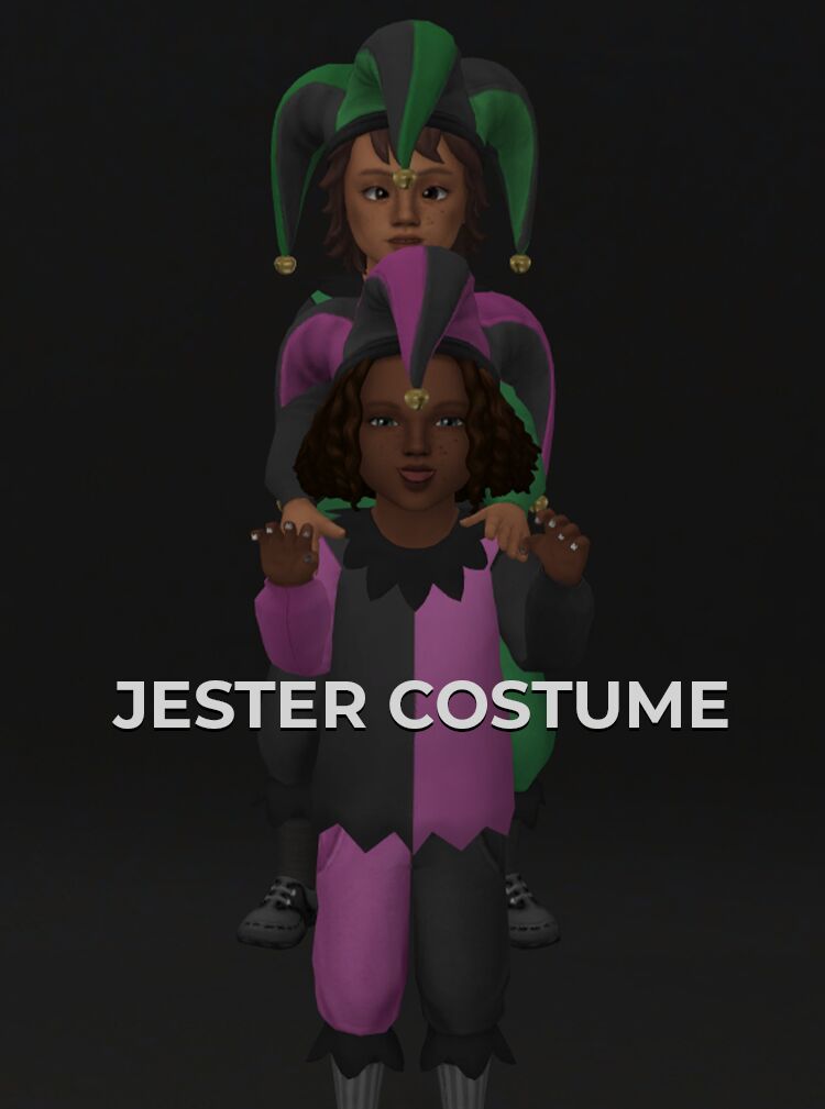 7 Days of Halloween – Day 1 Jester Sims 4 CC