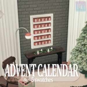 Festive Advent Calendar for Your Sims Sims 4 CC