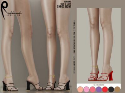 Stylish AF Shoes N057 Sims 4 CC