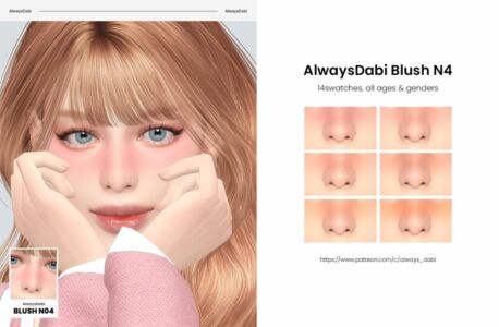 [Alwaysdabi] Blush_N4 Sims 4 CC