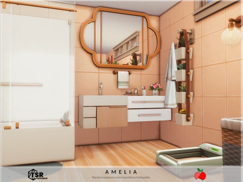 sims 4 cc amelia no cc by melapples 4