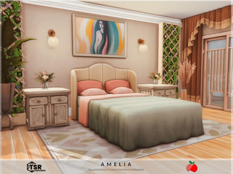 sims 4 cc amelia no cc by melapples 5