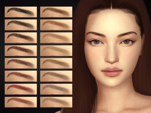 Anette Eyebrows Sims 4 CC