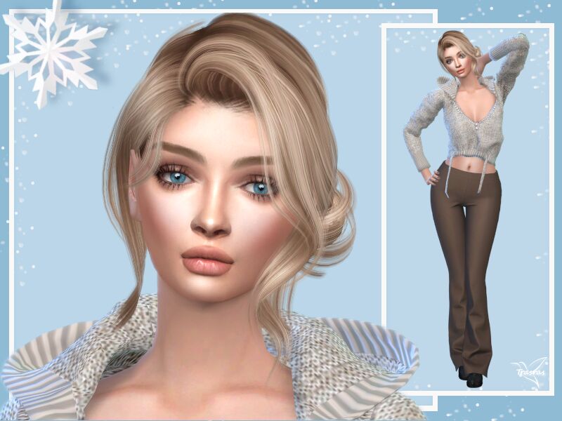 Anna Anour By Trasras Sims 4 CC