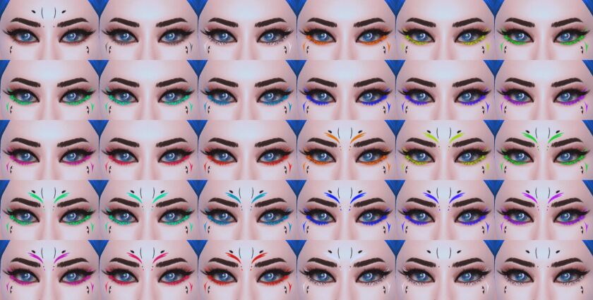 sims 4 cc aprilhush eyeliner 3 30 options for women 2