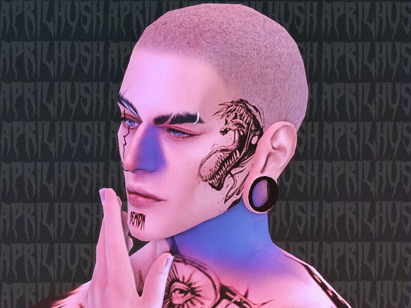 sims 4 cc aprilhush kinda scary full body tatts 8 5