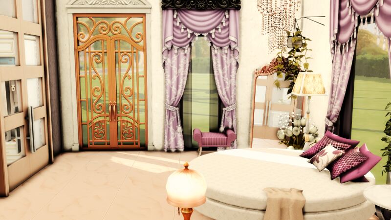 sims 4 cc ariana princess bedroom by miwisimsie 3