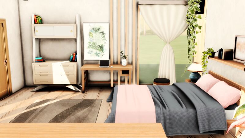 sims 4 cc arila bedroom by miwisimsie 3