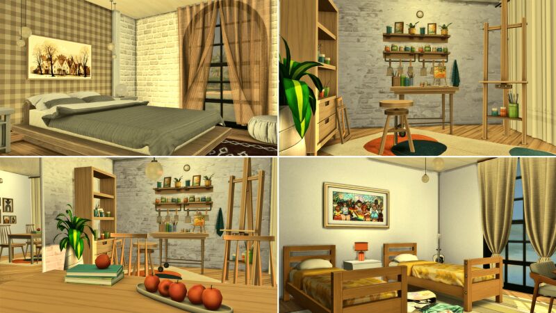 sims 4 cc arnation holiday house 10