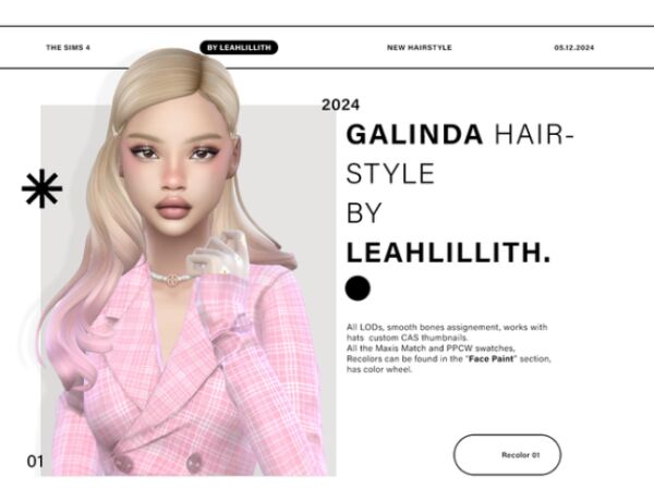 sims 4 cc atalia hairstyle by leahlillith 3