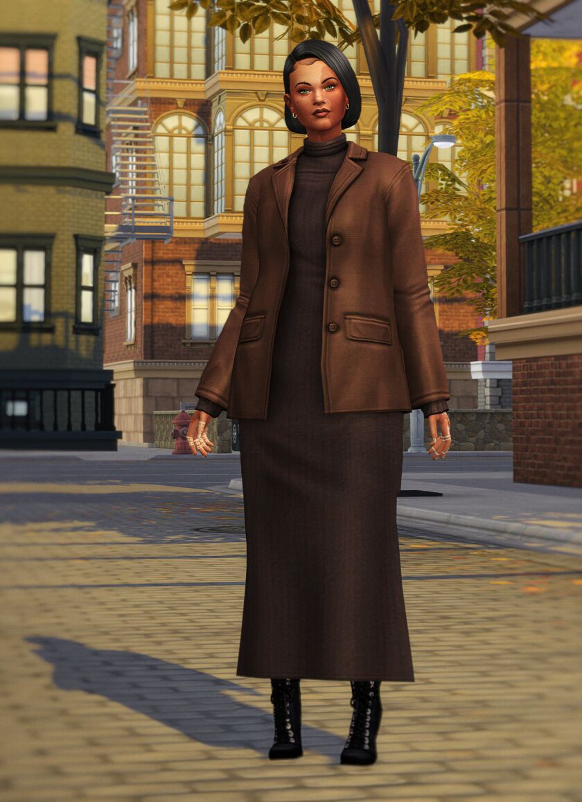 sims 4 cc autumn city iii alexis jacket with trousers 13