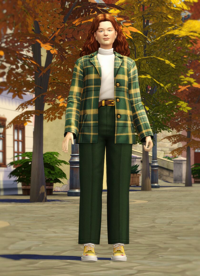 sims 4 cc autumn city iii alexis jacket with trousers 4