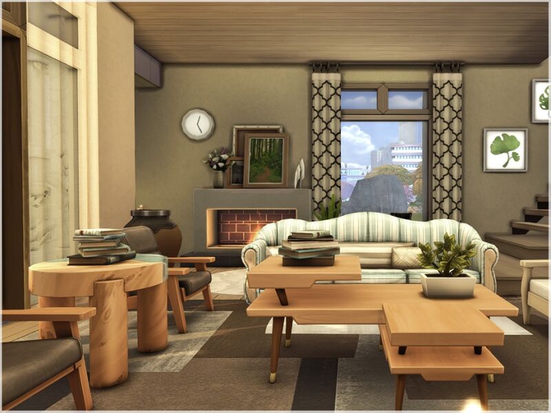 sims 4 cc autumn cozy house by ray sims 4