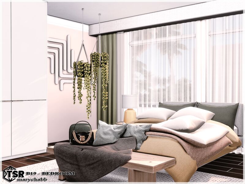 sims 4 cc b19 bedroom 2