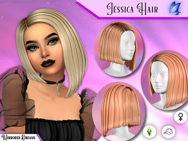 sims 4 cc barbara hair 4