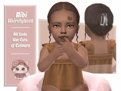 Bibi Infant Hairstyle by Aarainaroma Sims 4 CC