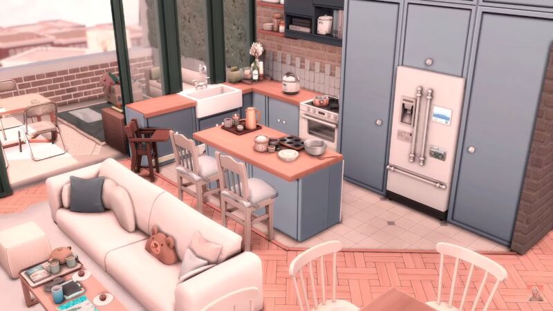 sims 4 cc big family apartment 2 0 by kellyhartx 2