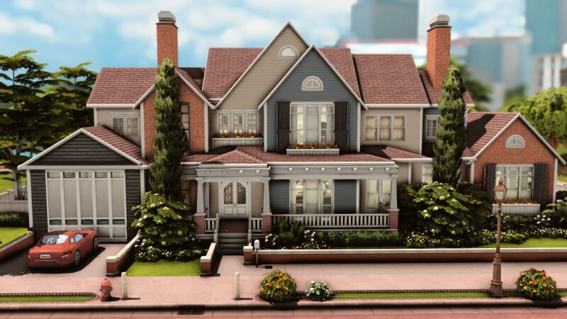 sims 4 cc big family house v by plumbobkingdom 2