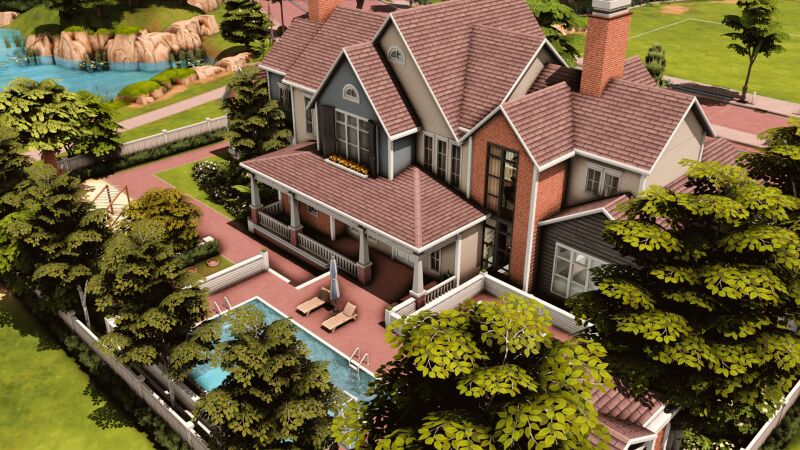 sims 4 cc big family house v by plumbobkingdom 4