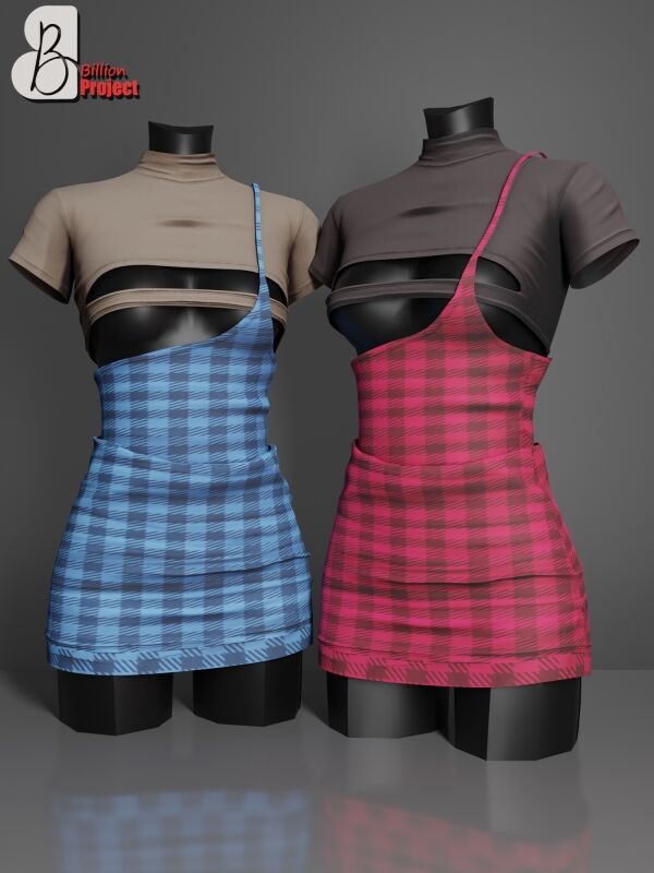 Billionproject-Hanami Dress Sims 4 CC