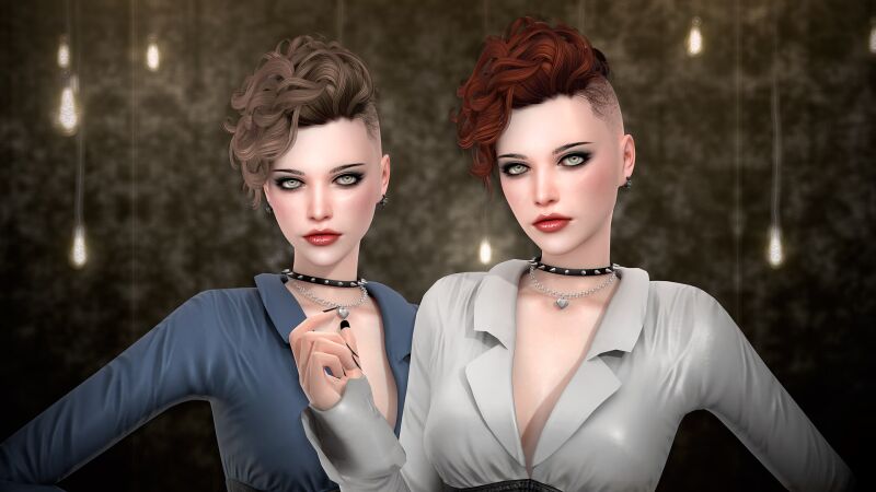 sims 4 cc blackbullet hairstyle unisex by newsea 3