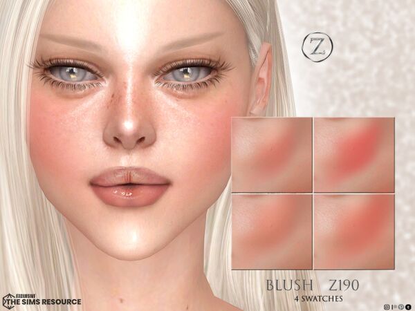 Blush Z190 by Zenx Sims 4 CC