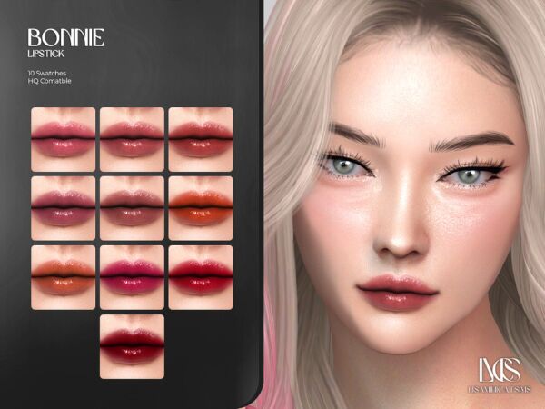 Bonnie Lipstick by Lisaminicatsims Sims 4 CC