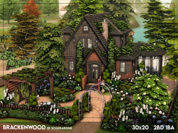 Brackenwood – No CC by xogerardine Sims 4 CC