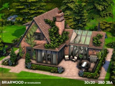 Briarwood – NO CC By Xogerardine Sims 4 CC