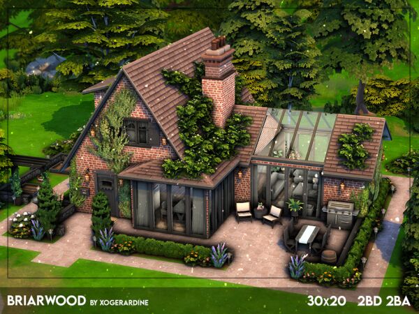 Briarwood – NO CC By Xogerardine Sims 4 CC