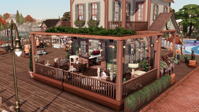 sims 4 cc brindleton cat cafe by bojanasimsyt 2