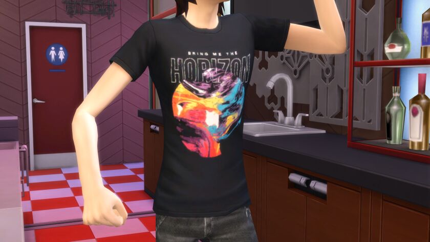 Bring ME The Horizon Tees Sims 4 CC