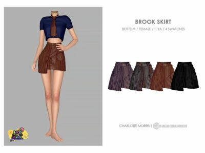 Brook Skirt Sims 4 CC