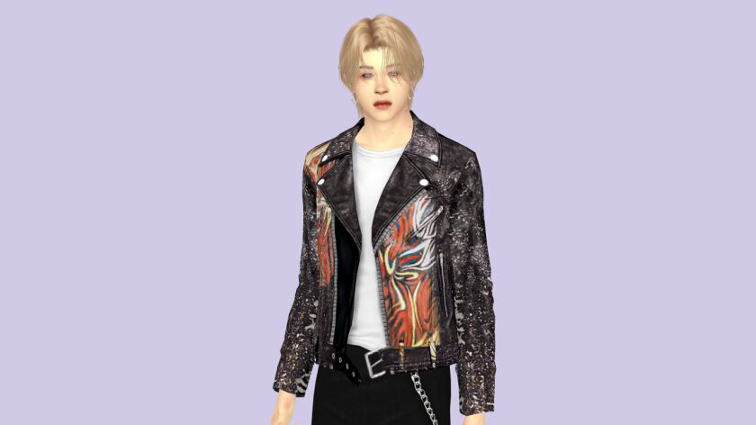 sims 4 cc bts biker jacket in calfskin 3