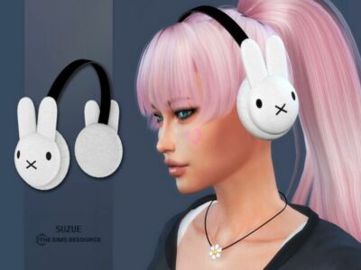 Bunny Earmuffs by Suzue Sims 4 CC