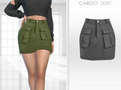 Stylish Cargo Skirt for Female Sims Sims 4 CC