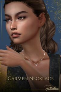 Carmen Necklace by Pitted0Live Sims 4 CC